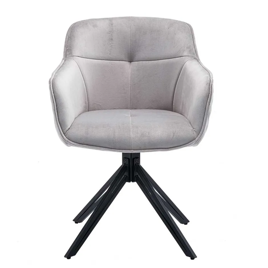 Pharao24 Samt Armlehnenstuhl Ceskan> Armlehnstühle