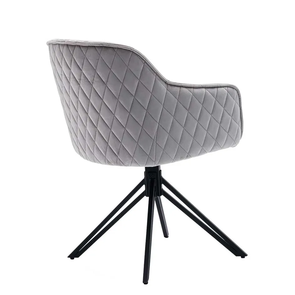 Pharao24 Samt Armlehnenstuhl Ceskan> Armlehnstühle