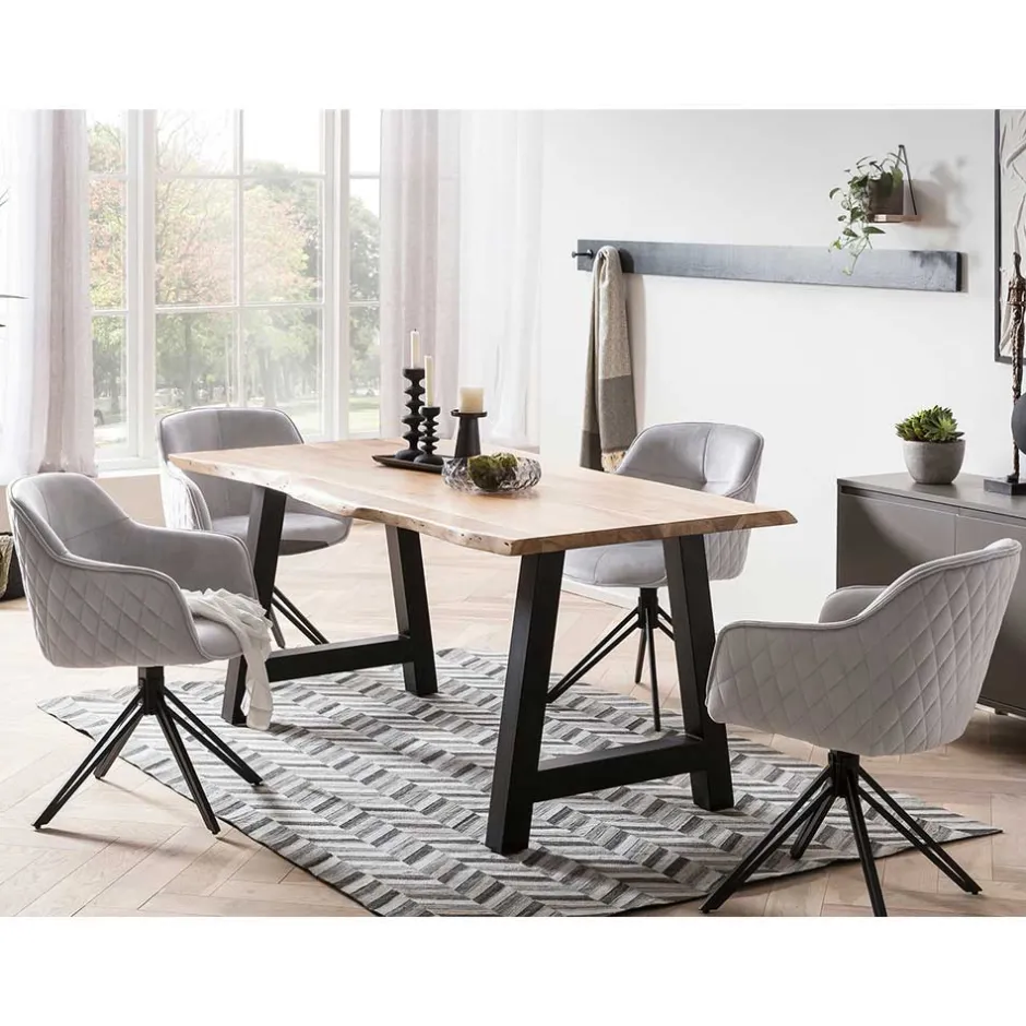 Pharao24 Samt Armlehnenstuhl Ceskan> Armlehnstühle