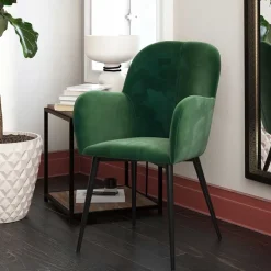 Polsterstühle|Armlehnstühle*Pharao24 Samt Armlehnstuhl Valdiza