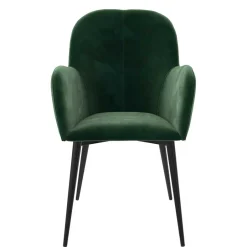 Polsterstühle|Armlehnstühle*Pharao24 Samt Armlehnstuhl Valdiza