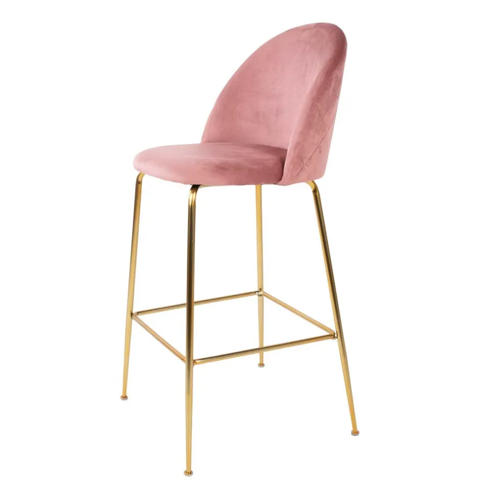 Pharao24 Samt Barhocker Gioja> Barmöbel|Barhocker