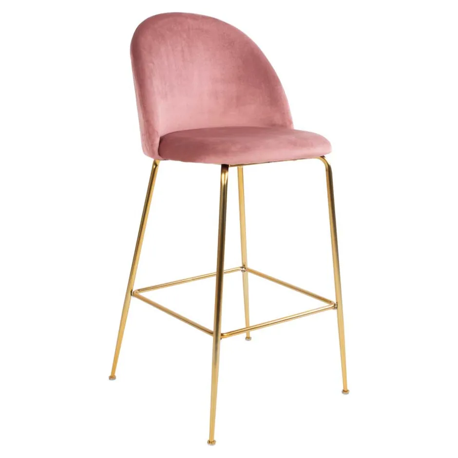 Pharao24 Samt Barhocker Gioja> Barmöbel|Barhocker