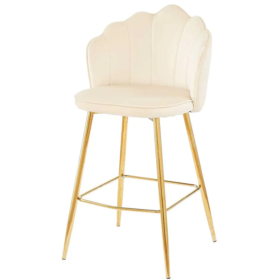 Barmöbel|Barhocker*Pharao24 Samt Barhocker Mauritiuss