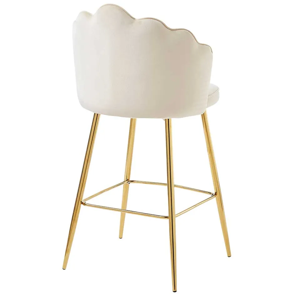 Barmöbel|Barhocker*Pharao24 Samt Barhocker Mauritiuss