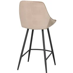 Barmöbel|Küchenhocker*Pharao24 Samt Barstuhl Set Melona