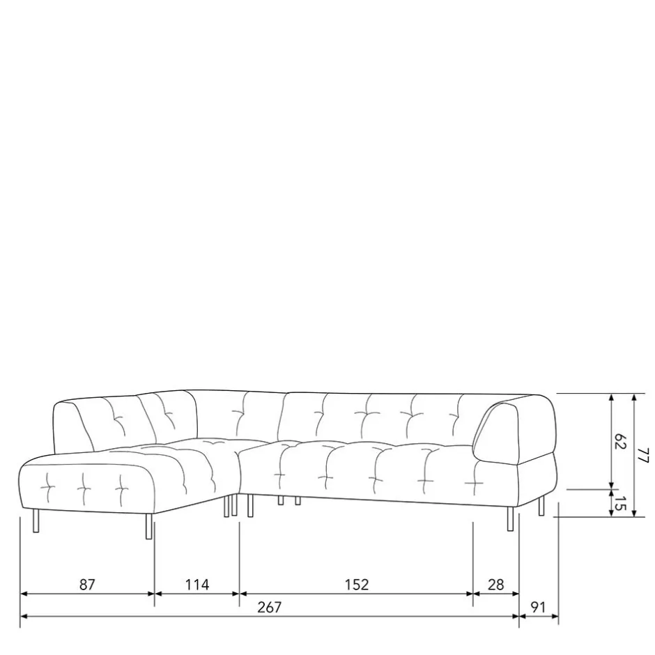 Polstermöbel|Wohnzimmercouch*Pharao24 Samt Ecksofa Chace