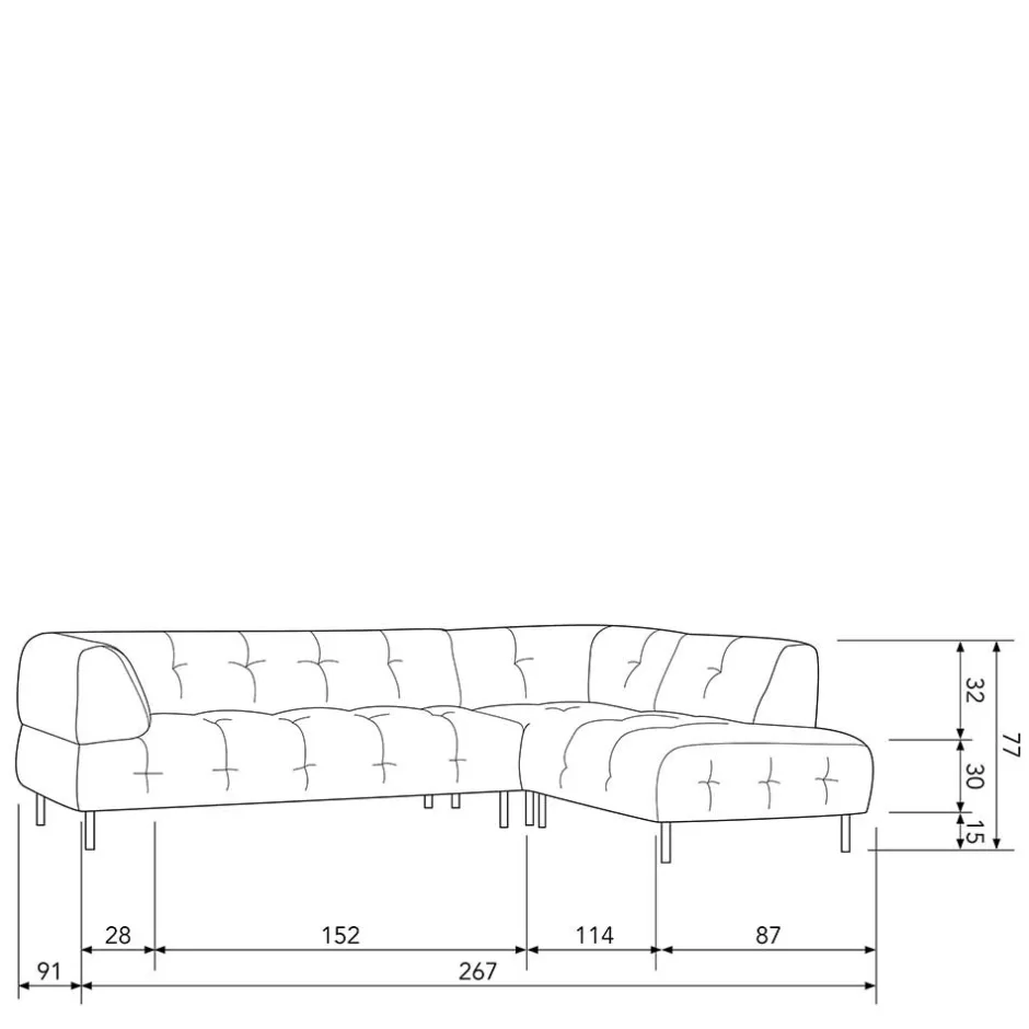 Polstermöbel|Wohnzimmercouch*Pharao24 Samt Ecksofa Chace
