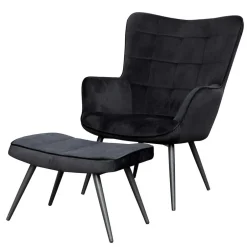 Pharao24 Samt Einzelsessel Ceano> Wohnzimmer Sessel|Relaxsessel