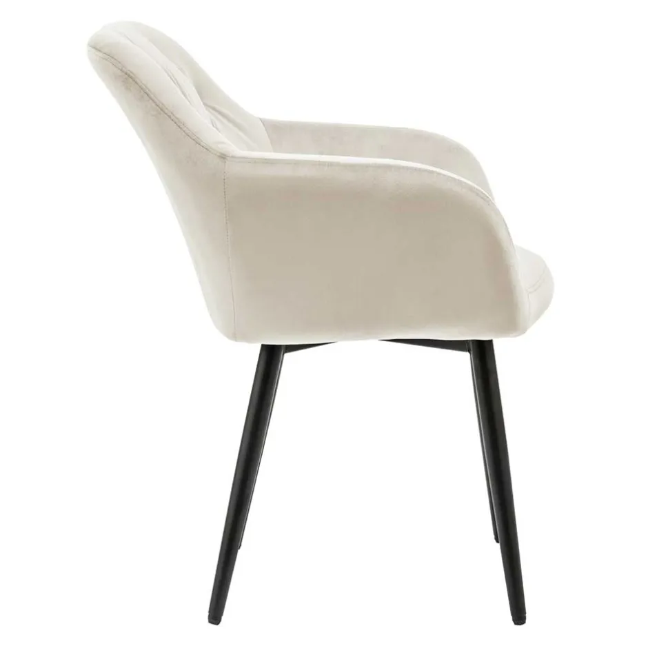 Pharao24 Samt Esszimmersessel Aurach> Armlehnstühle