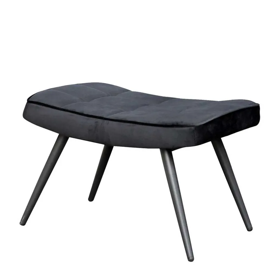 Pharao24 Samt Fußhocker Ceano> Hocker