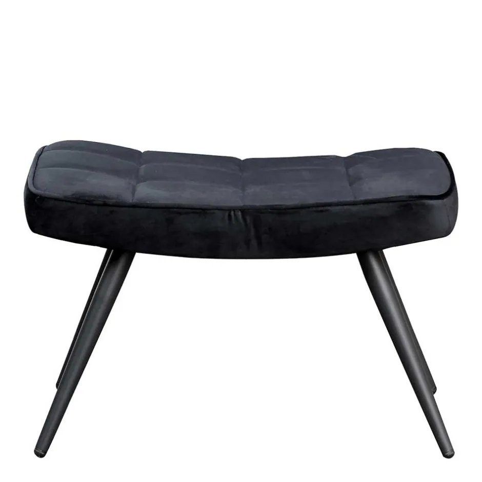 Pharao24 Samt Fußhocker Ceano> Hocker