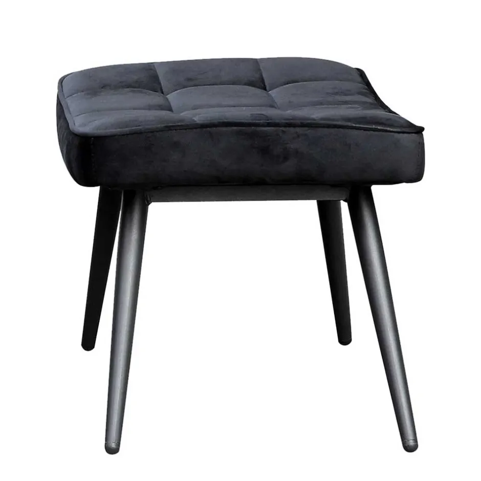 Pharao24 Samt Fußhocker Ceano> Hocker