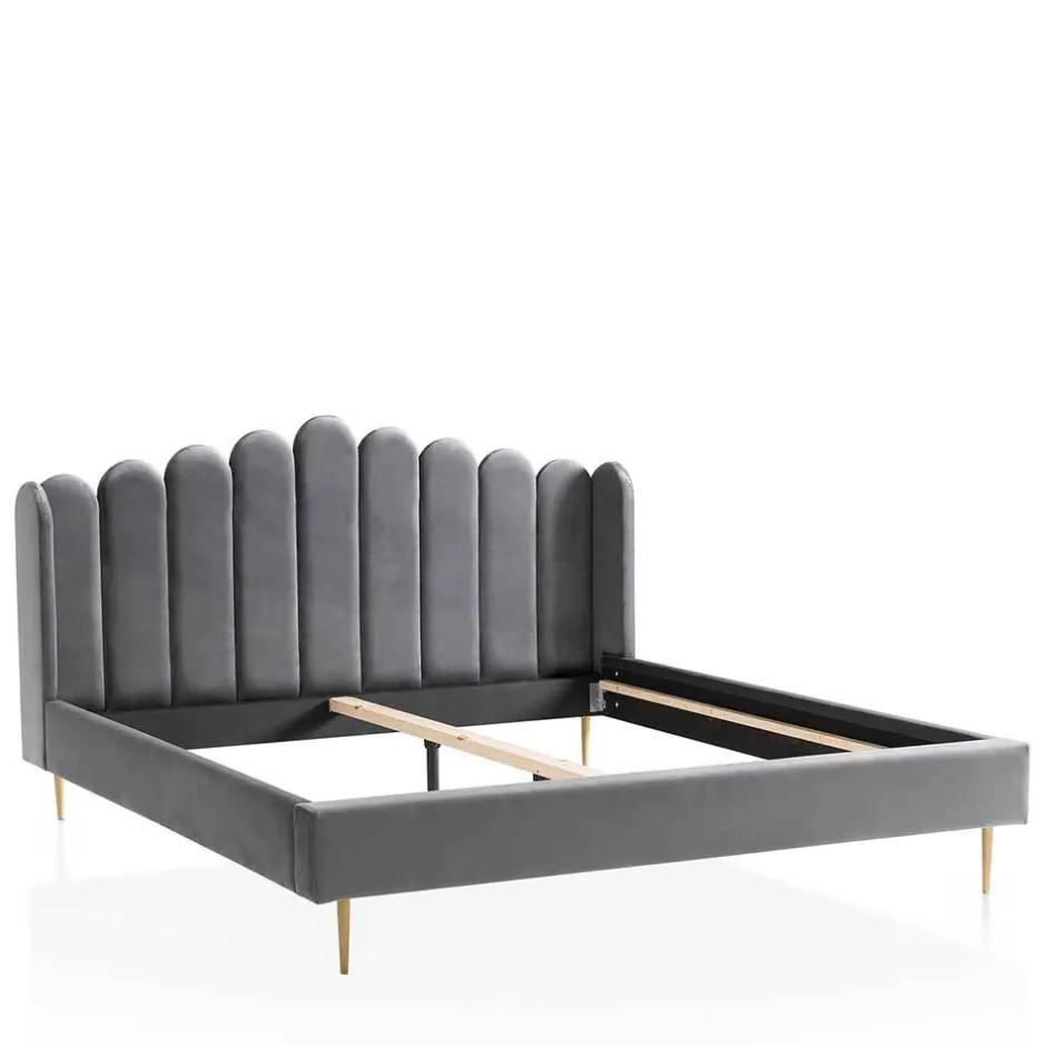 Pharao24 Samt Polster Bett Nelson> Polsterbetten