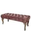 Polsterbänke|Schlafzimmerbänke*Pharao24 Samt Polsterbank Widama