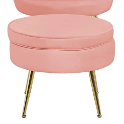 Sitzhocker*Pharao24 Samt Polsterhocker Hardy