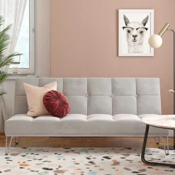 3 Sitzer Sofa|Schlafsofas*Pharao24 Samt Schlafsofa Ruven