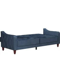 Polstermöbel|3 Sitzer Sofa*Pharao24 Samt Schlafsofa Ugo