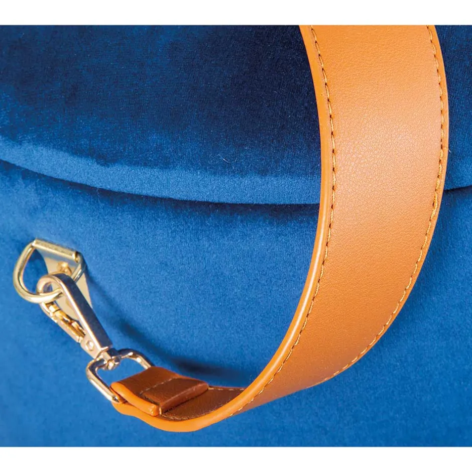 Sitzhocker*Pharao24 Samt Sitzhocker Ines