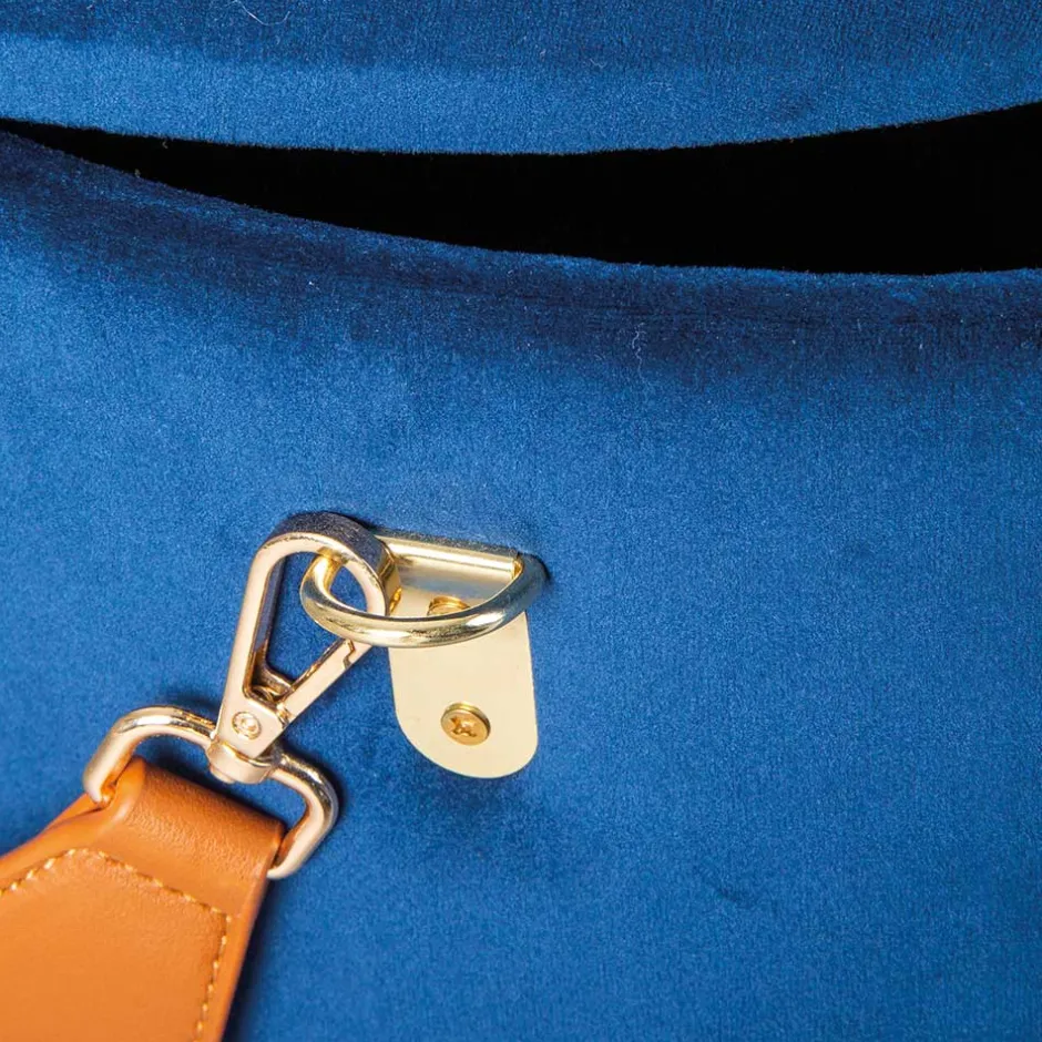 Sitzhocker*Pharao24 Samt Sitzhocker Ines