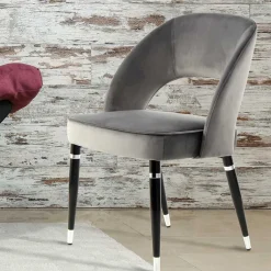 Polsterstühle*Pharao24 Samt Stühle Belafoma