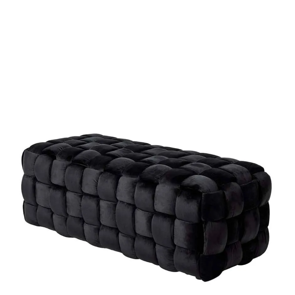 Pharao24 Samt Stoffbank Costian> Polsterbänke|Schlafzimmerbänke