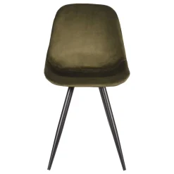 Küchenstühle|Esszimmerstühle*Pharao24 Samt Stuhl Oliv Set Montone