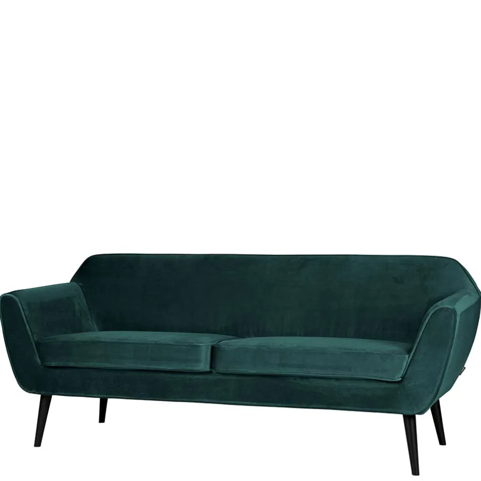 2 Sitzer Sofa*Pharao24 Samt Wohnzimmercouch Villon
