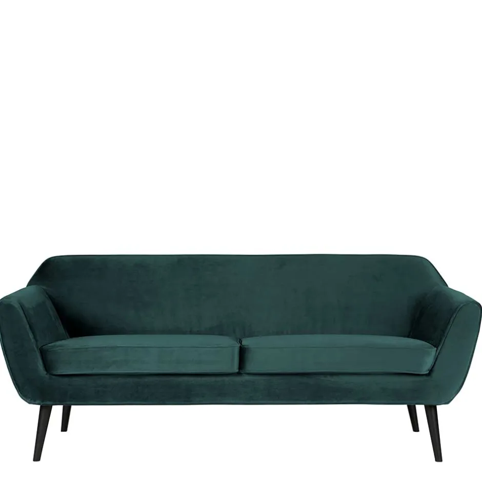 2 Sitzer Sofa*Pharao24 Samt Wohnzimmercouch Villon