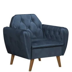 Pharao24 Samt Wohnzimmersessel Furciona> Wohnzimmer Sessel