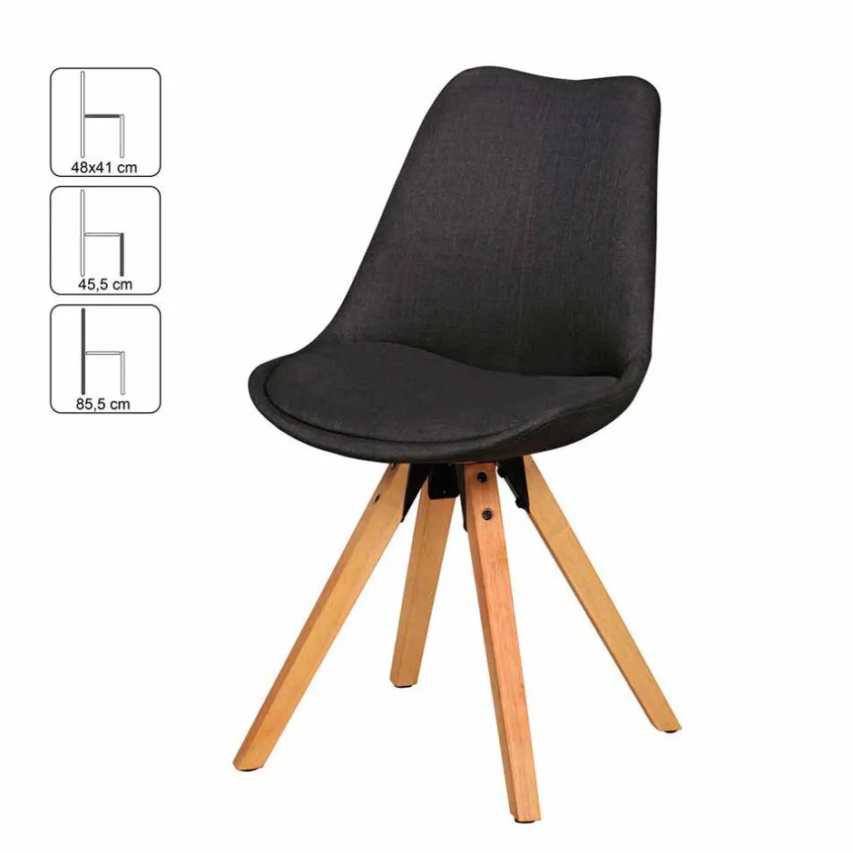 Küchenstühle|Esszimmerstühle*Pharao24 Schalenstuhl Set Mattressa