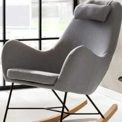 Wohnzimmer Sessel*Pharao24 Schaukelsessel Brownie