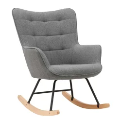 Wohnzimmer Sessel*Pharao24 Schaukelstuhl Lizias