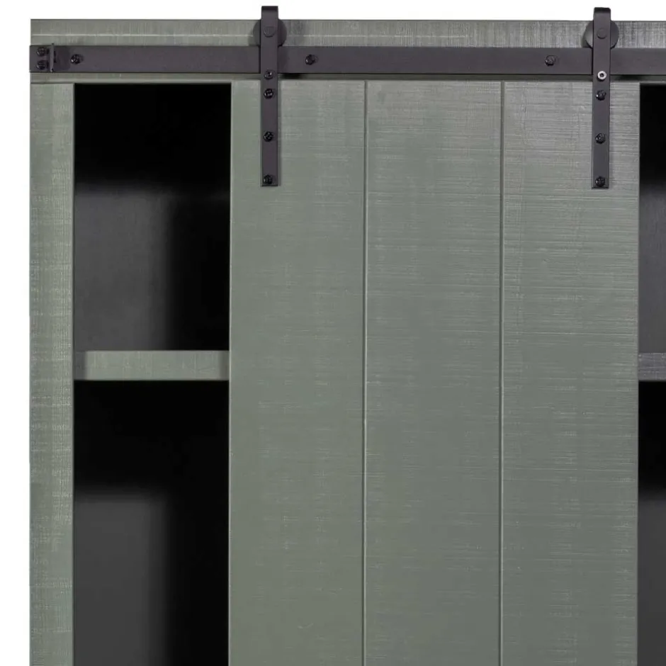 Pharao24 Schiebetüren Schrank Makimona> Wohnzimmervitrinen|Massivholz Schränke