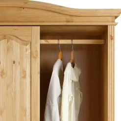 Massivholzmöbel|Massivholz Kleiderschränke*Pharao24 Schiebetürenschrank Delian