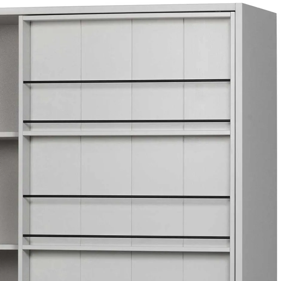 Wohnzimmervitrinen|Massivholz Schränke*Pharao24 Schiebetürenschrank Felda