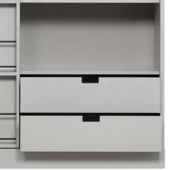 Wohnzimmervitrinen|Massivholz Schränke*Pharao24 Schiebetürenschrank Felda