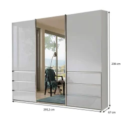 Schiebetürenschränke*Pharao24 Schiebetürenschrank Flanzios