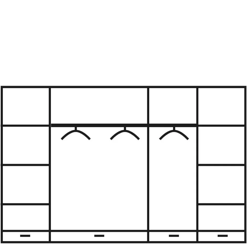 Pharao24 Schiebetürschrank Delian> Massivholzmöbel|Schiebetürenschränke