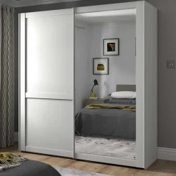 Schiebetürenschränke*Pharao24 Schiebetürschrank mit Spiegel Tudana