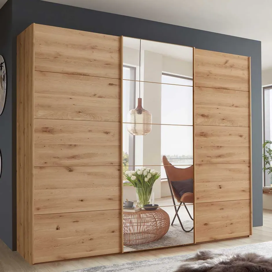 Pharao24 Schiebetürschrank Sem> Massivholzmöbel|Schiebetürenschränke