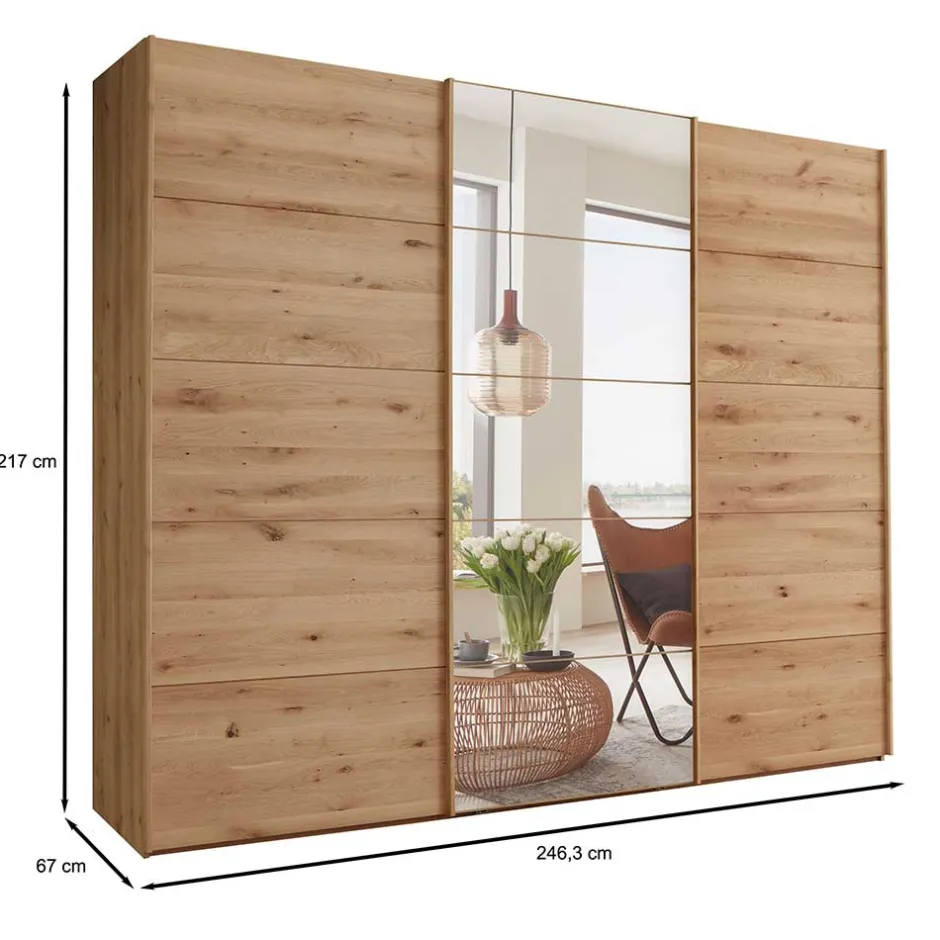 Pharao24 Schiebetürschrank Sem> Massivholzmöbel|Schiebetürenschränke