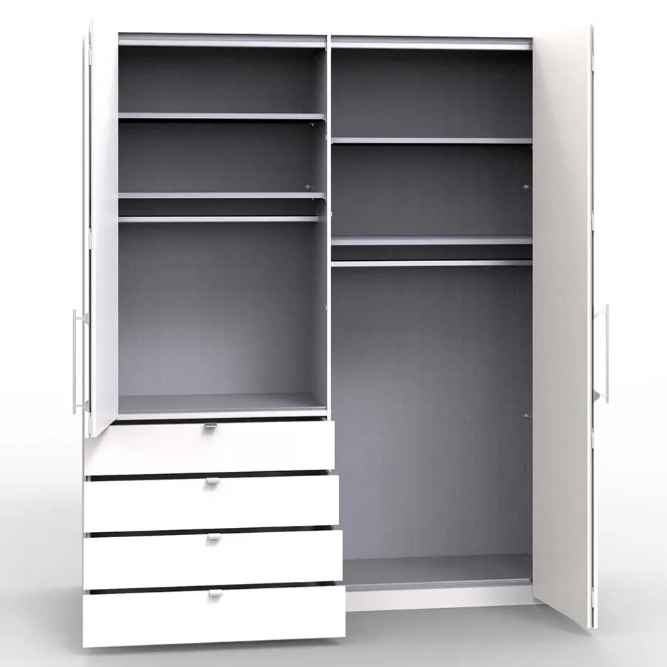 Jugendkleiderschrank*Pharao24 Schlafraumschrank Invelita