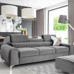 3 Sitzer Sofa*Pharao24 Schlafsofa Emlinah