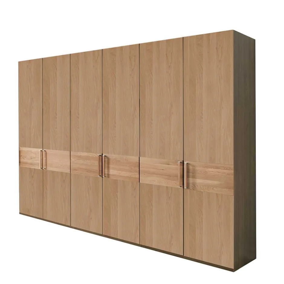 Massivholz Kleiderschränke*Pharao24 Schlafzimmer Drehtürenschrank Veyfas