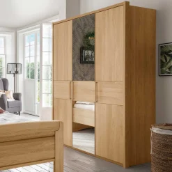 Pharao24 Schlafzimmer Kleiderschrank Veyfas> Massivholz Kleiderschränke|Jugendkleiderschrank