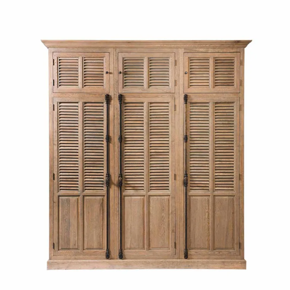 Pharao24 Schlafzimmer Kleiderschrank Runcorn> Massivholz Schränke|Drehtürenschränke