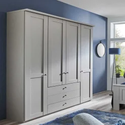 Schlafzimmer Sets*Pharao24 Schlafzimmer Set Hellgrau Saconso