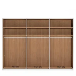 Drehtürenschränke*Pharao24 Schlafzimmerkleiderschrank Biancaneve