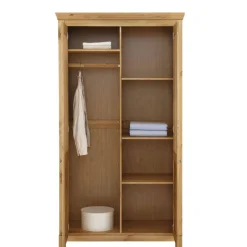 Massivholz Schränke|Drehtürenschränke*Pharao24 Schlafzimmerkleiderschrank Movay